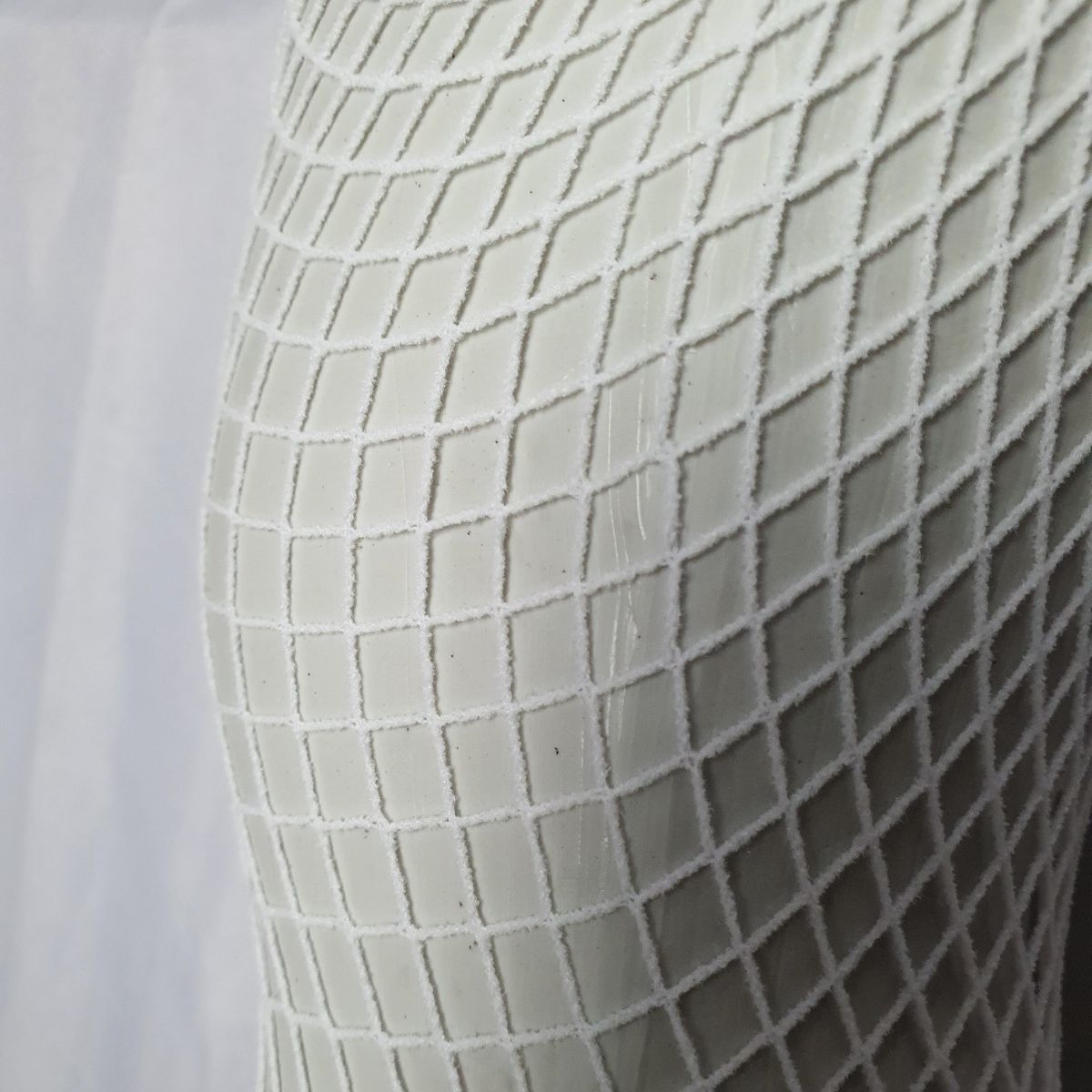 Meia Calça Arrastão Branco - Tamanho Único Meia Calça Arrastão Branco - Tamanho Único
